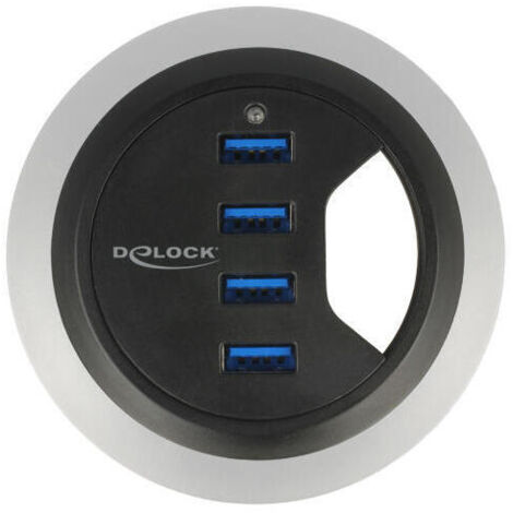 DELOCK Tisch-Hub 4 Port USB 3.0