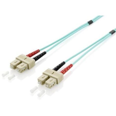 CABLE FIBRA OPTICA OM3 DUPLEX LIBRE HALOGENOS SC/SC 50/125u 2M (1/2)