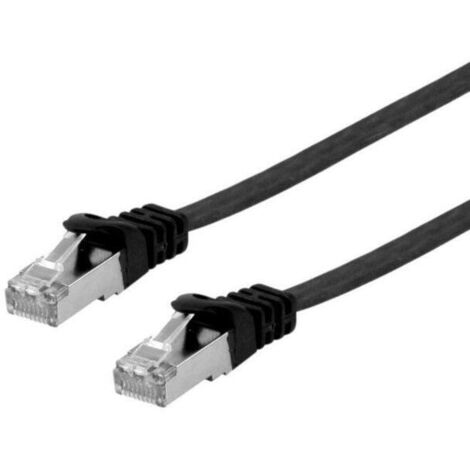 Equip Patchkabel Cat6A U/FTP 2xRJ45 10.00m sw Flach LSZH Polybeutel (1/3)