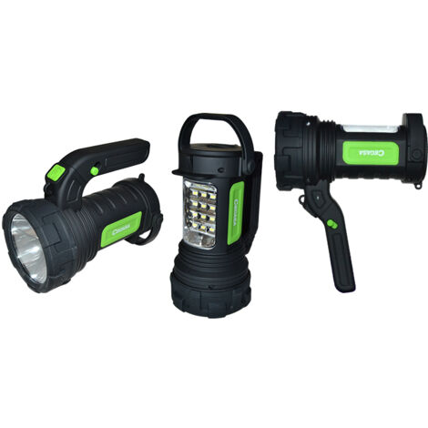 Cegasa Profesional Linterna/Foco LED
Características:
-220lm
-Modo Linterna, Foco y Lampara de Pie
-Funciona con 3 Pilas AA (No Incluidas)
-Color Ne (1/2)