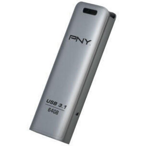 PNY Elite Steel - unidad flash USB - 64 GB (1/4)