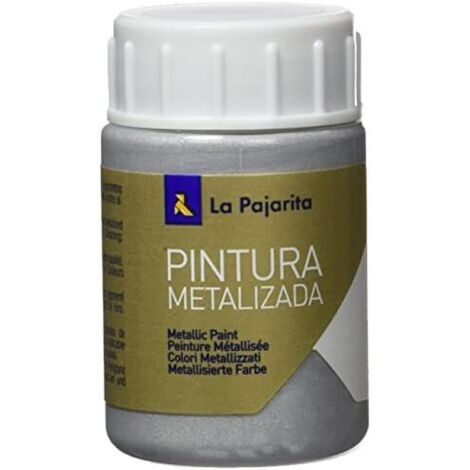 Pintura metalizada la pajarita plata 35 ml