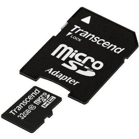 Transcend microSDHC         32GB Class 10 + SD-Adapter (1/5)