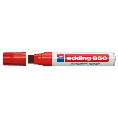 850 marcador permanente Grueso Rojo 5 pieza(s)