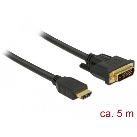 DELOCK HDMI zu DVI 24+1 Kabel bidirektional 5 m (1/2)