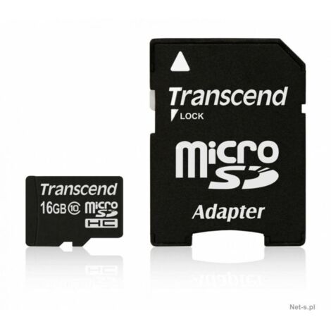 CARD 16GB Transcend MicroSDHC (1/5)