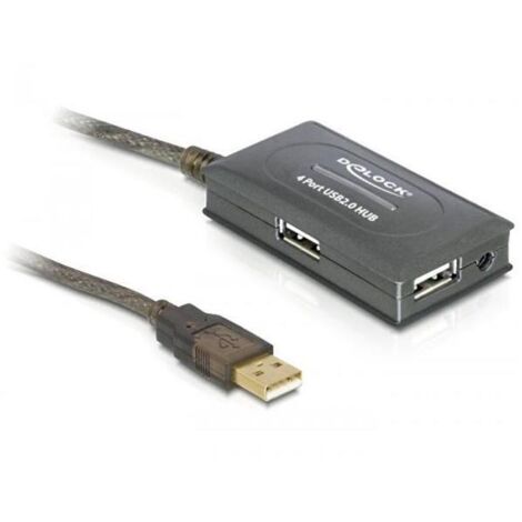 Cable Extensor USB 2.0 10m + HUB 4P (1/2)