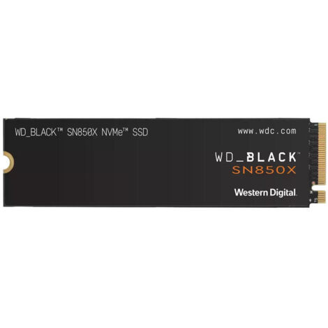 La ventaja definitiva. Prepárate para una velocidad de juego vertiginosa con el WDBLACK SN850X NVMe SSD. Disfruta de tiempos de carga impresionante (1/2)