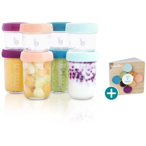 Recipiente Conservador de Alimentos Babymoov Airtight 8 Unidades (1/5)