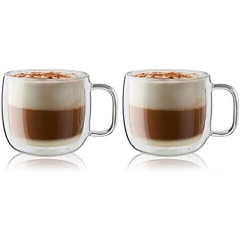 Juego de 2 vasos de café Zwilling Sorrento Plus (vidrio, apto para lavavajillas)