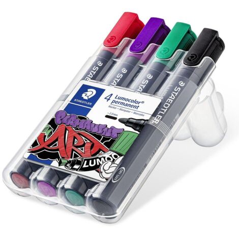 Marcador permanente para casi todas las superficies, tinta base alcohol, sin disolventes tóxicos, sin olor, recargable con cargador permanent marker 4 (1/3)