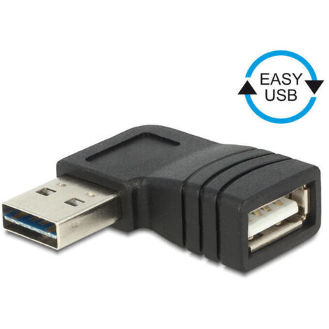 Delock adaptador easy-usb 2.0-a macho  usb 2.0-a hembra angular (1/3)