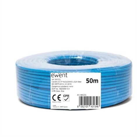 IM1222 cable de red Azul 50 m Cat6a U/UTP (UTP) (1/2)