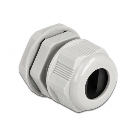 DELOCK KABELVERSCHRAUBUNG PG16 PARA FLACHC BLE GREY 2 PI CE 60386 (1/4)