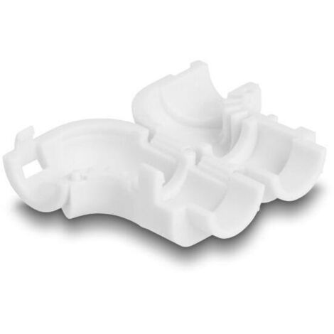 Delock cable clips am abwinkeln 8 piezas blanco (1/2)