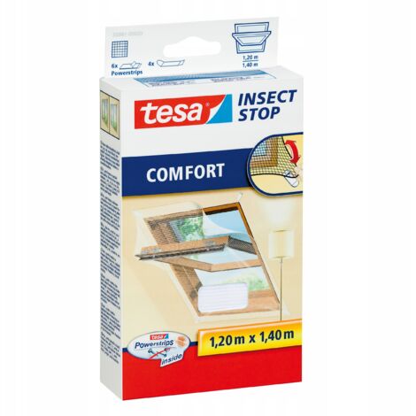 Tesa Mosquitera adhes. ventanas de tejado 1,2X1,4m blanco 55881 (1/5)