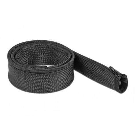 DELOCK 19166 MANGUITO DE CABLE NEGRO (1/2)
