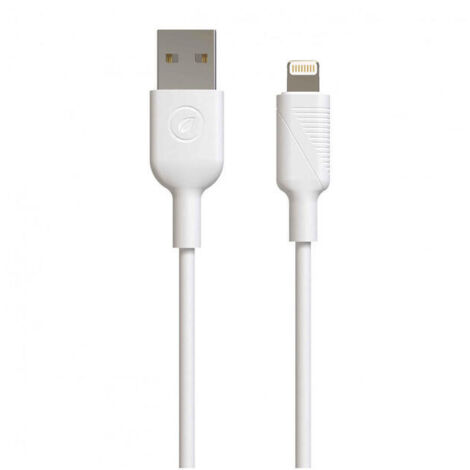 muvit for change cable USB a Lightning MFI 2,4A 1,2m blanco (1/4)