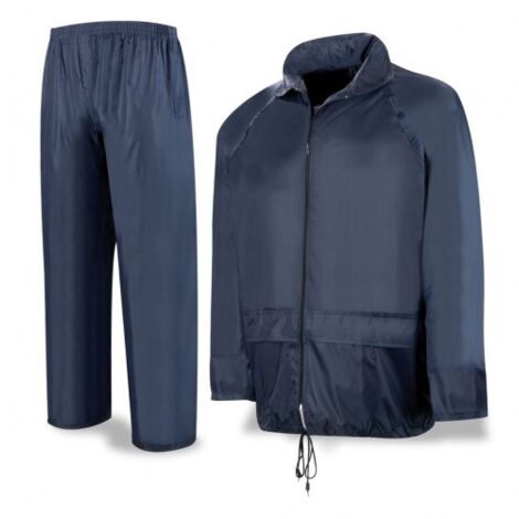 S.OF TRAJE AGUA INGENIERO POLIÉSTER/PVC AZUL M METEO