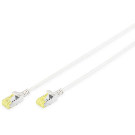 DIGITUS CAT 6A U/FTP Slim Patchkabel 1m grau (1/3)