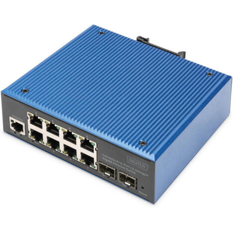 Digitus 8+2P Industrial Gigabit Ethernet Switch L2 managed (1/4)