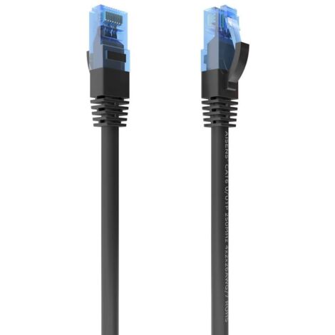 Cable de Red RJ45 AWG26 CCA UTP Aisens A135-0840 Cat.6/ 30cm/ Negro (1/2)