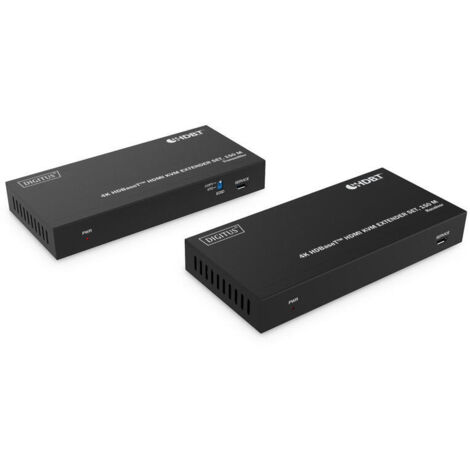 DIGITUS 4K HDBaseT HDMI KVM Extender Set USB 1.1 150m (1/3)