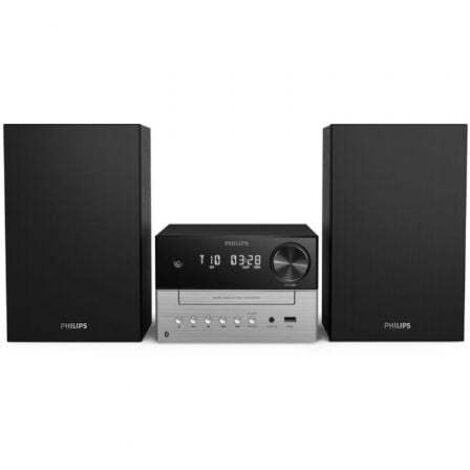 Equipo Hifi 20W PHILIPS TAM3205M2/12 Bluetooth 2 altavoces Negro,
