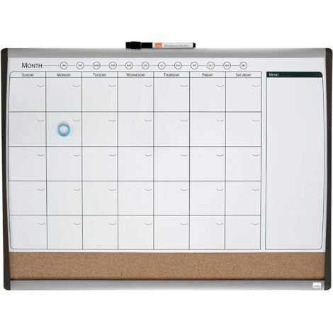 Combo organizador mensual + tablero corcho (585 x 430 mm) (1/5)