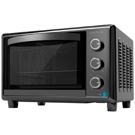 CECOTEC 03818 BAKE TOAST 2600 BLACK 4 PIZZ HORNO ELECTRICO SOBREMESA 26L