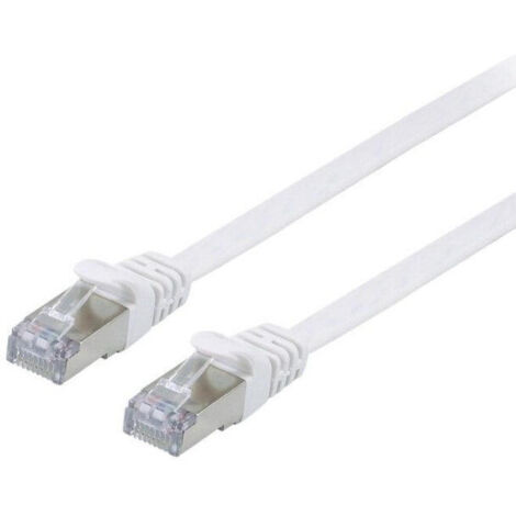 Equip Patchkabel Cat6A U/FTP 2xRJ45 1.00m weiß Flach LSZH Polybeutel (1/2)