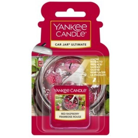 Ambientador para coche Yankee Candle Selgros111 en frasco - Frambuesa