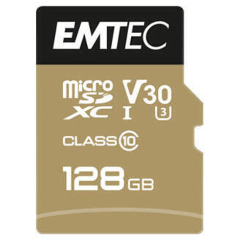 CARD Emtec m128GB UHS-I U3 V30 A1 SpeedIN Pro + Adapter (1/2)