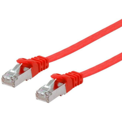 Equip Patchkabel Cat6A U/FTP 2xRJ45 10.00m rot Flach LSZH Polybeutel (1/3)