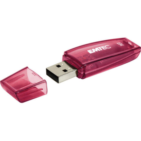 Memoria usb emtec flash c410 16 gb 2.0 rojo (1/3)