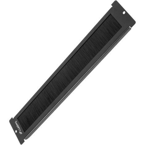Lanberg - Panel pasacables de techo con cepillo para modelos FF01 con panel LCD de Lanberg AK-1106-B (1/3)