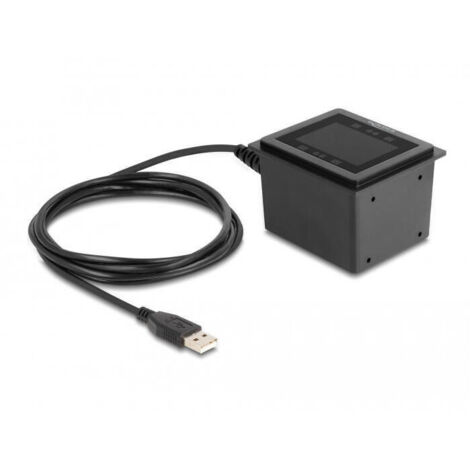 Delock 90600 escÁner de cÓdigos de barras usb 1d y 2d con cable para instalaciÓn fija - german version (1/4)