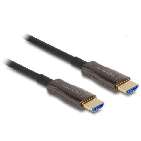 Delock 86034 cable hdmi Óptico activo con blindaje metÁlico 8k 60 hz 50 m (1/2)