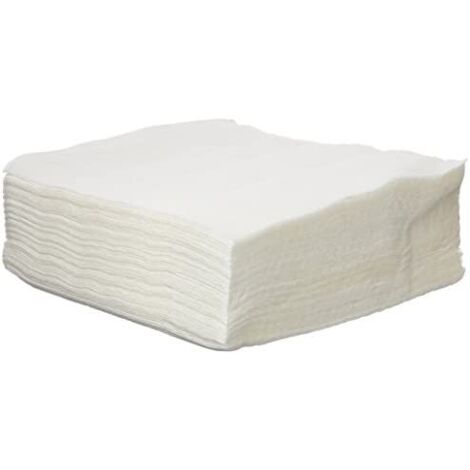 Servilleta algodon 30x30 cm 1 capa paquete de 100 unidades