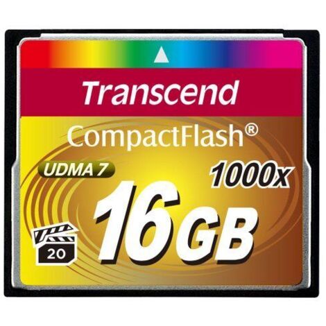 Transcend Compact Flash     16GB 1000x (1/5)