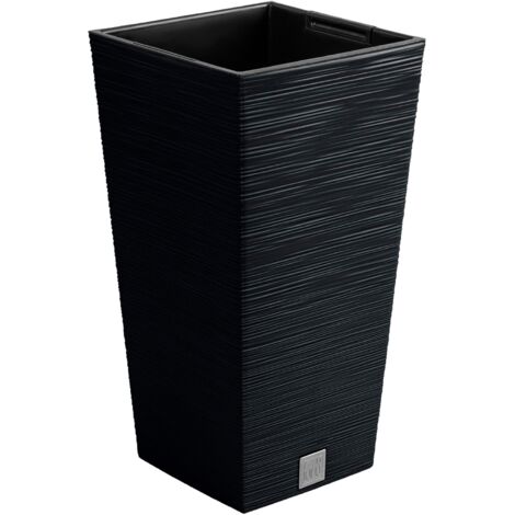 Macetero FURU con depósito 5L, 20x20x38cm - Antracita