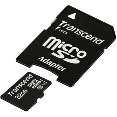 Transcend microSDHC         32GB Class 10 UHS-I 400x + SD Adapter (1/5)