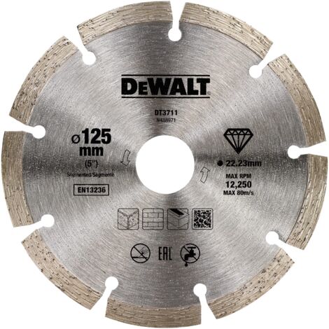 DEWALT Disco de diamante segmentado Ø 125 MM - DT3711