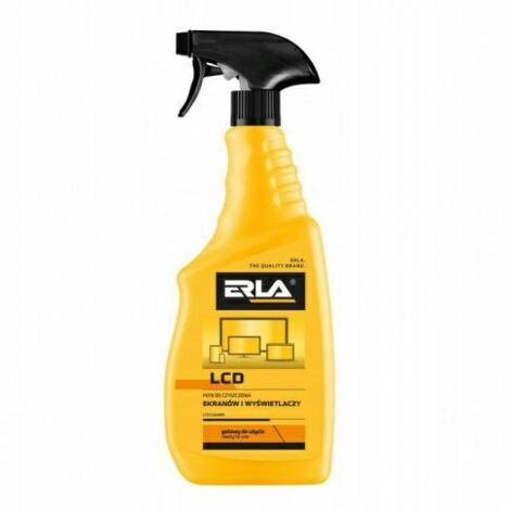 K2 Líquido para Limpiar Pantallas Erla LCD Cleaner 750ml, limpiador especializado para pantallas LCD y dispositivos electrónicos, elimina huellas, polvo y suciedad sin dañar la superficie.