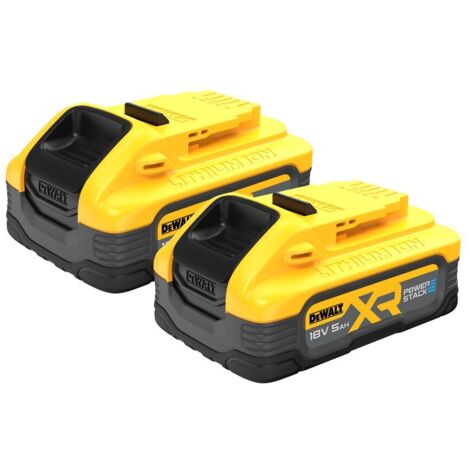 DEWALT Powerstack Akku. 18V / 5.0Ah. 2er Set