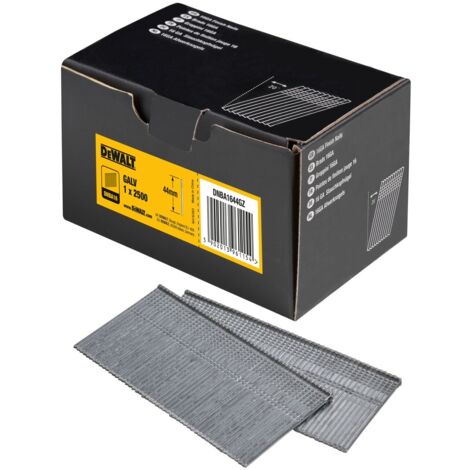DeWalt DNBA1644GZ - Caja de 2500 clavos de 44 mm para clavadora sin cable 18V