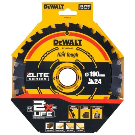 Hoja Sierra Circular Dewalt DT10304-QZ 190X30mm 24T Madera