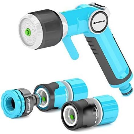 CELLFAST Set ERGO con Pistola de riego de mano multifuncional - diámetro 1/2"(12,5mm) (1/4)