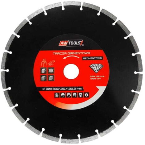 Hoja de diamante AWTOOLS 230x222 segmentada