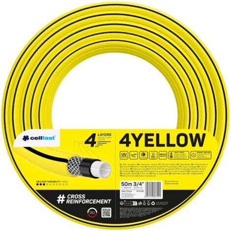CELLFAST WĄŻ OGRODNICZY  YELLOW 3/4 50m